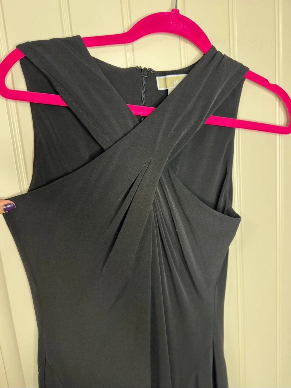 MICHAEL KORS 🖤 Black Crisscross Flowy Mini Dress (Women’s Size 6)